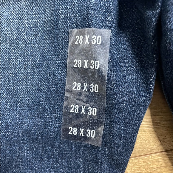 Hollister Heavyweight 100% Cotton Navy boot cut Demin Vintage Fade No Stretch - Picture 5 of 12